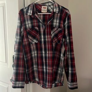 Levi’s Flannel Button Up Men’s Size M